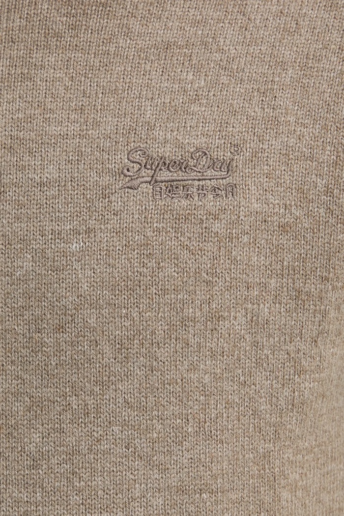 Svetr z vlněné směsi Superdry M6110641A.CGK hnědá