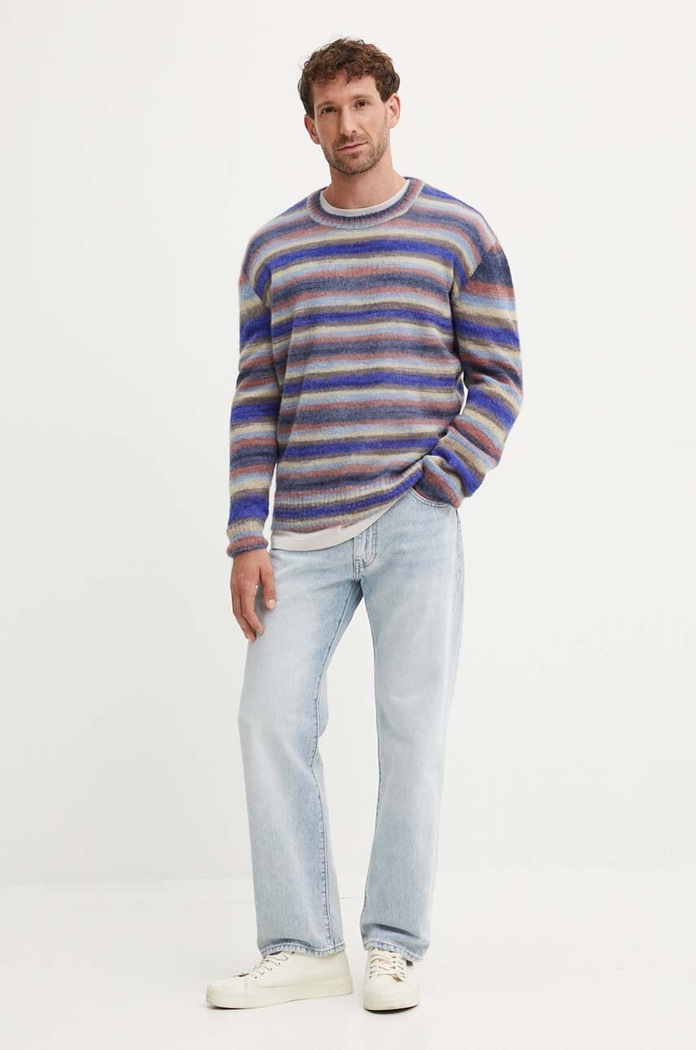 A.P.C. pulover de lana pull bryce WPABG.H23358 gri AW24