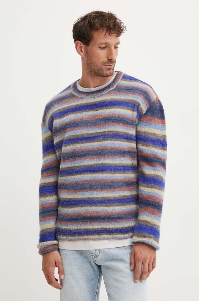 A.P.C. pulover de lana pull bryce gri WPABG.H23358