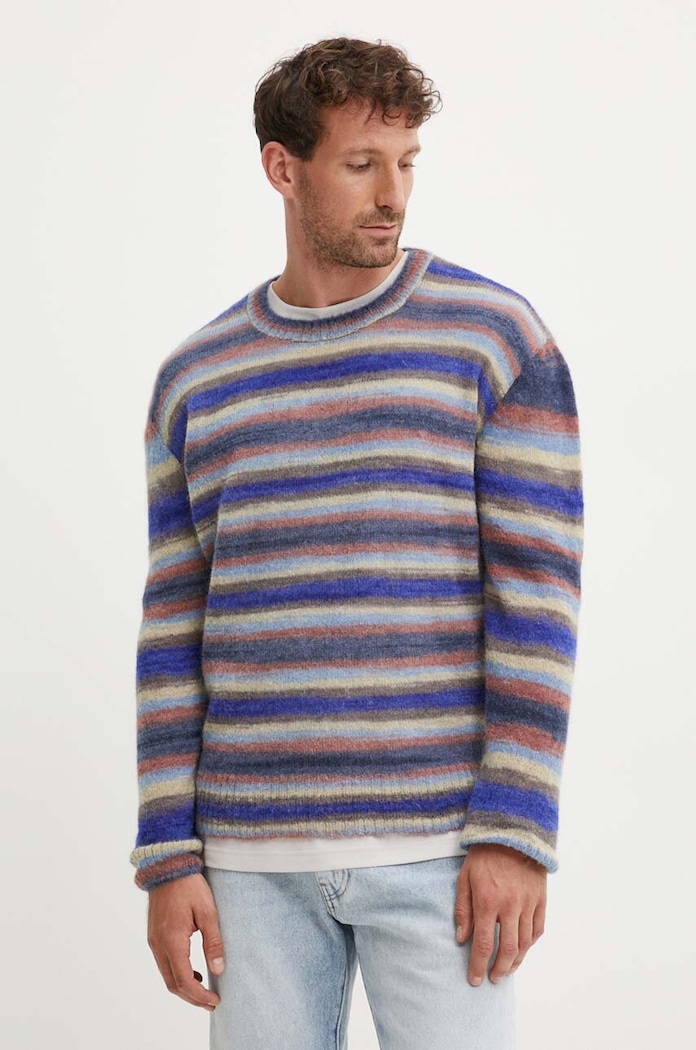A.P.C. pulover de lana pull bryce gri WPABG.H23358