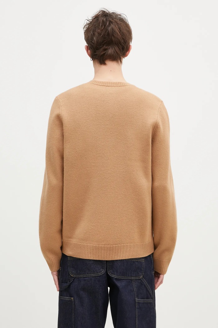 Ρούχα Μάλλινο πουλόβερ A.P.C. Pull Edward WVBDJ.H23059 καφέ