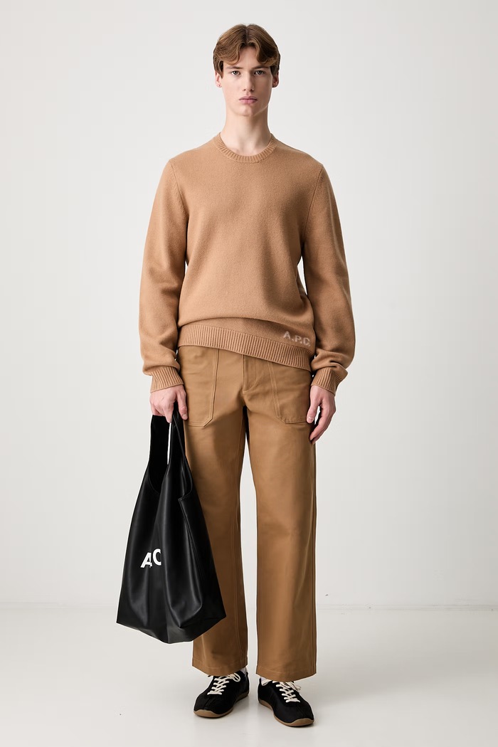 A.P.C. Pull Edward sweater wool Men's WVBDJ.H23059 brown