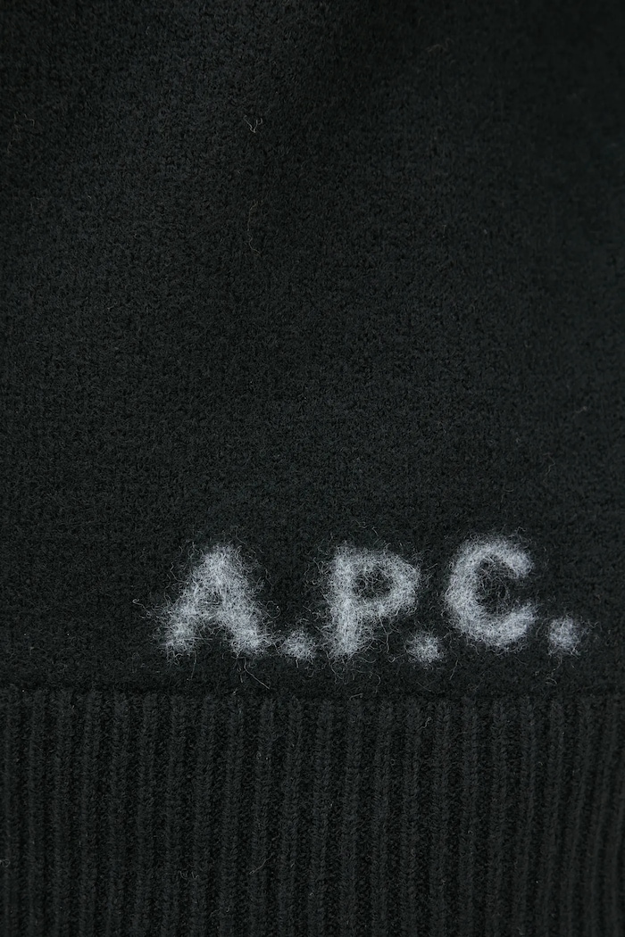 A.P.C. pulover pentru bărbați din lână Pull Edward WVBDJ.H23059 negru