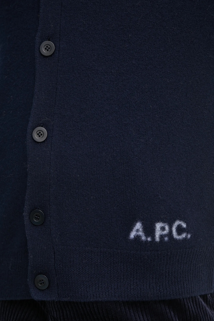 A.P.C. woolen cardigan kenny WVBDK.H22305 navy