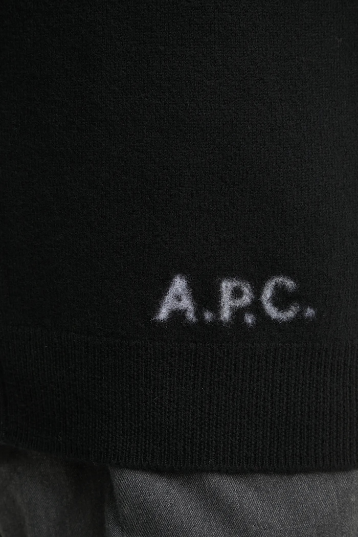 A.P.C. woolen cardigan kenny WVBDK.H22305 black