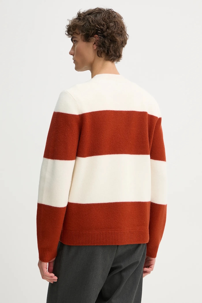 Oblečenie Vlnený sveter A.P.C. pull edwardo WVBDL.H23364 oranžová