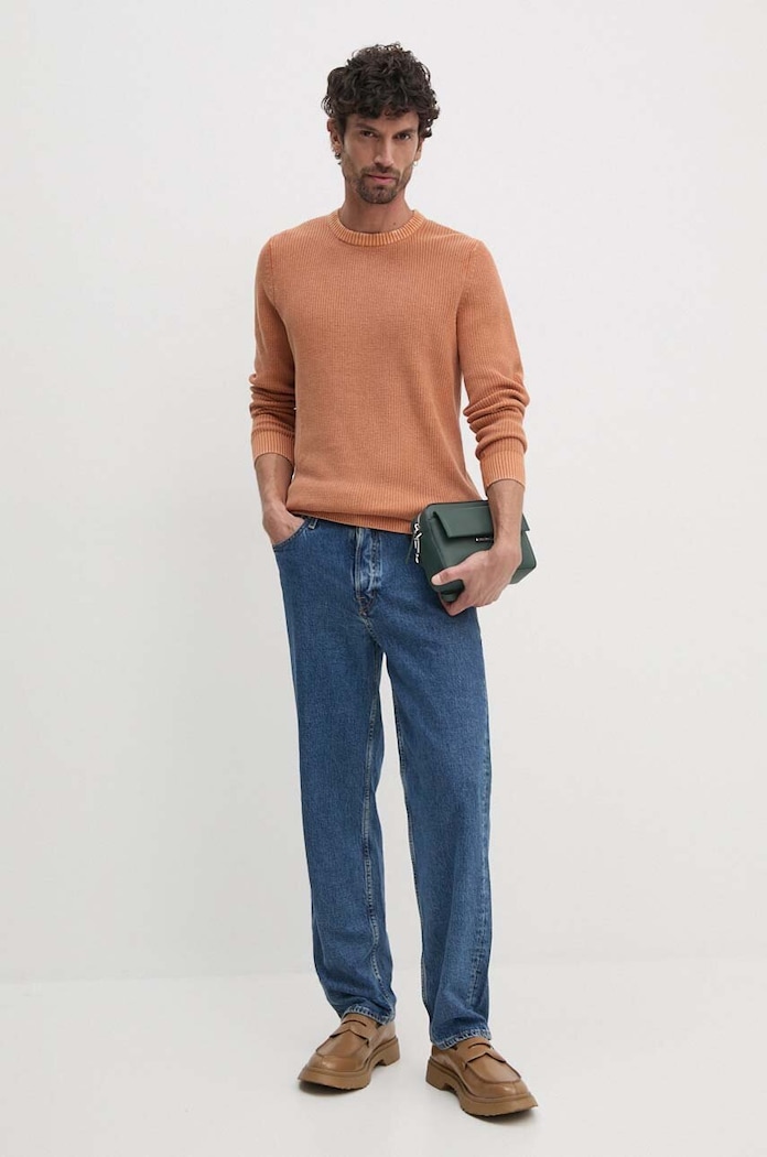 Хлопковый свитер Pepe Jeans CADOGAN PM702443 оранжевый AW24