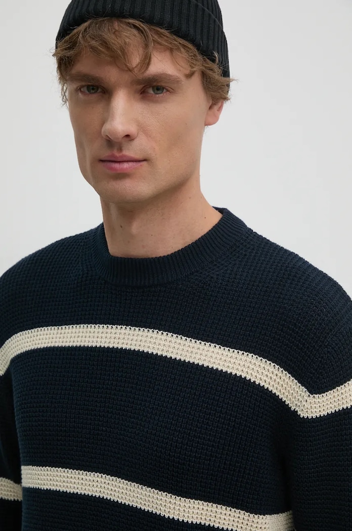 Bavlněný svetr Pepe Jeans CAIRO námořnická modř PM702444