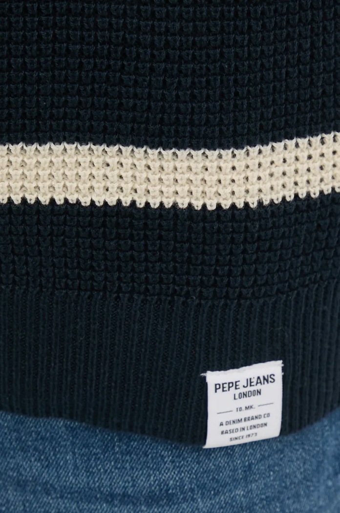 Bavlněný svetr Pepe Jeans CAIRO PM702444 námořnická modř
