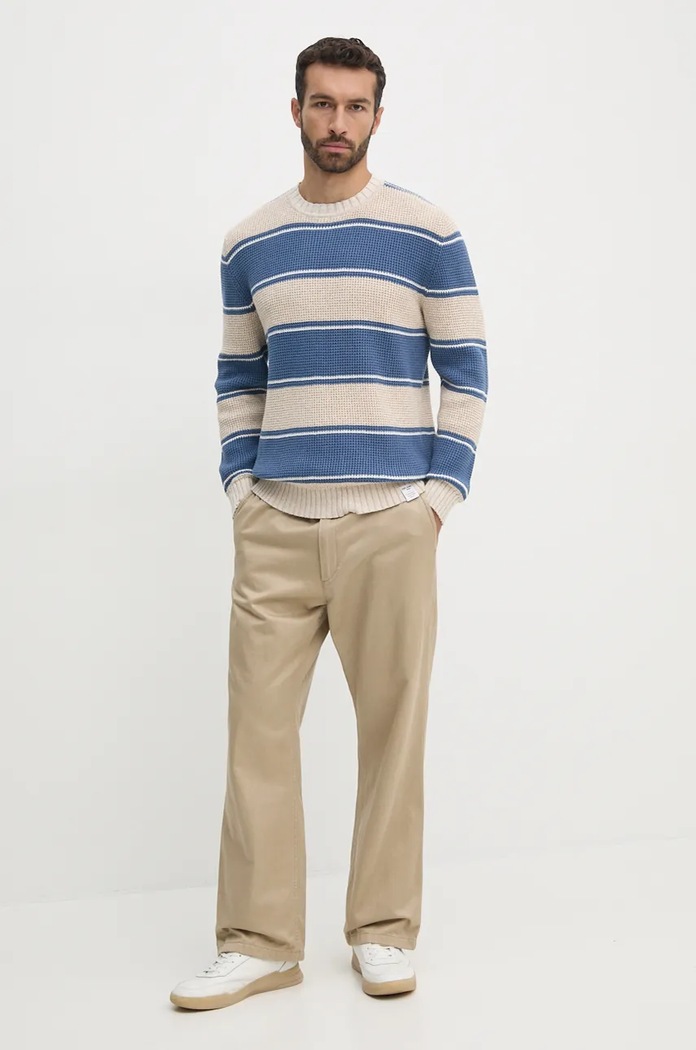 Bavlněný svetr Pepe Jeans CHARLTON PM702451 béžová AW24