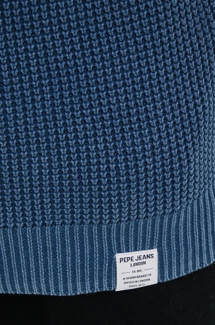 Βαμβακερό πουλόβερ Pepe Jeans MADDOX PM702454 μπλε