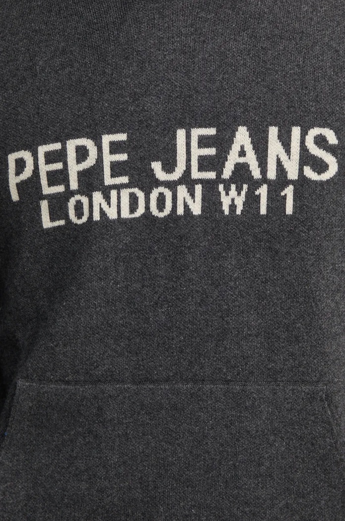 Sveter s prímesou vlny Pepe Jeans CARSON sivá PM702459