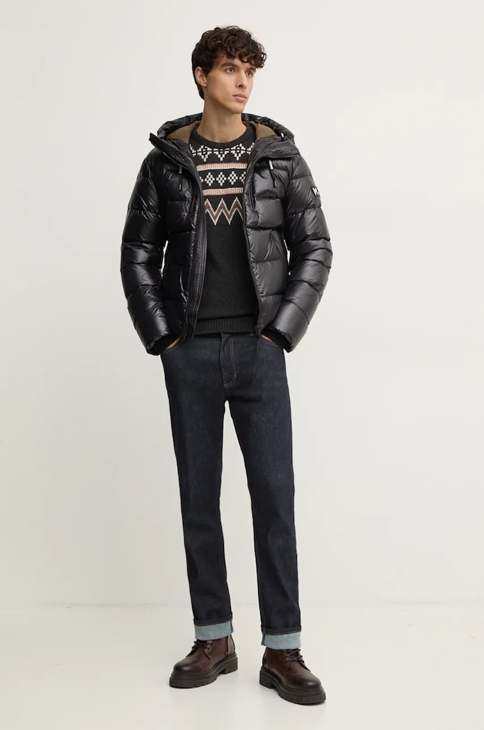 Svetr z vlněné směsi Pepe Jeans CHRISTOPHER PM702460 šedá AW24
