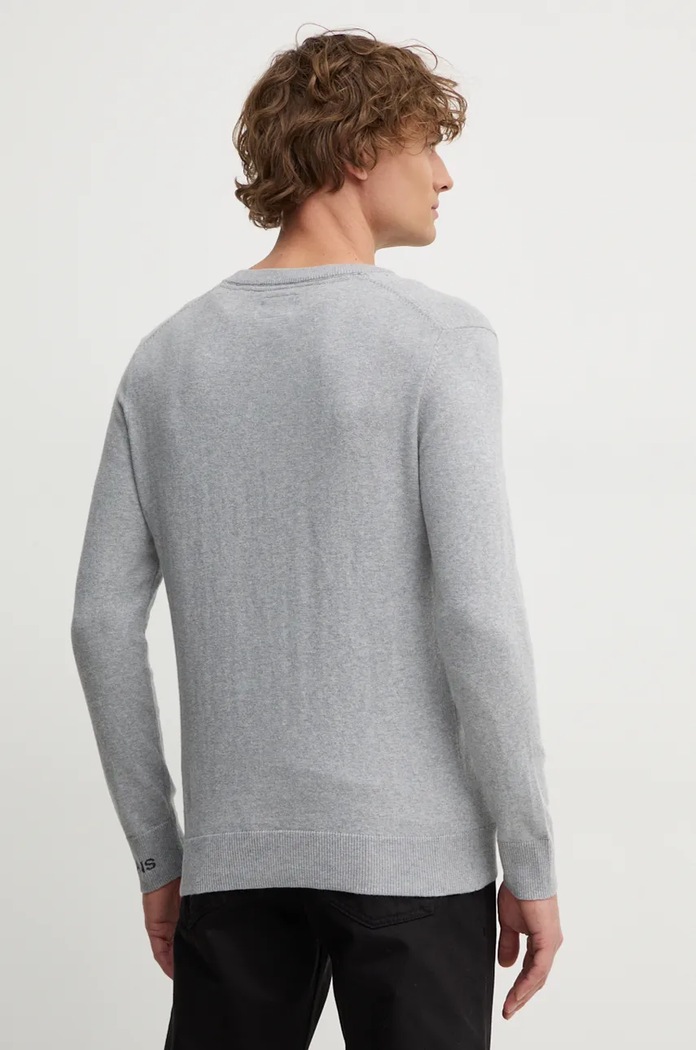 Oblečenie Sveter s prímesou vlny Pepe Jeans NEW ANDRE V NECK PM702468 sivá