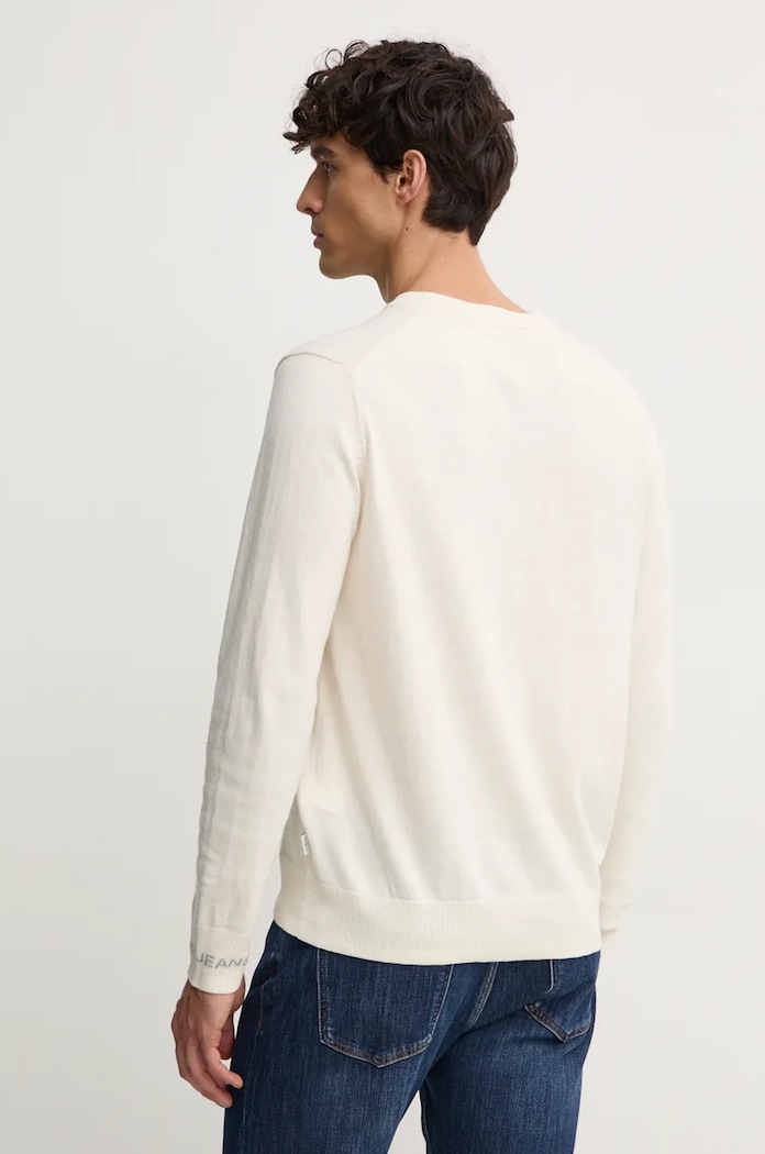 Odjeća Pulover s dodatkom vune Pepe Jeans NEW ANDRE CREW NECK PM702469 bež
