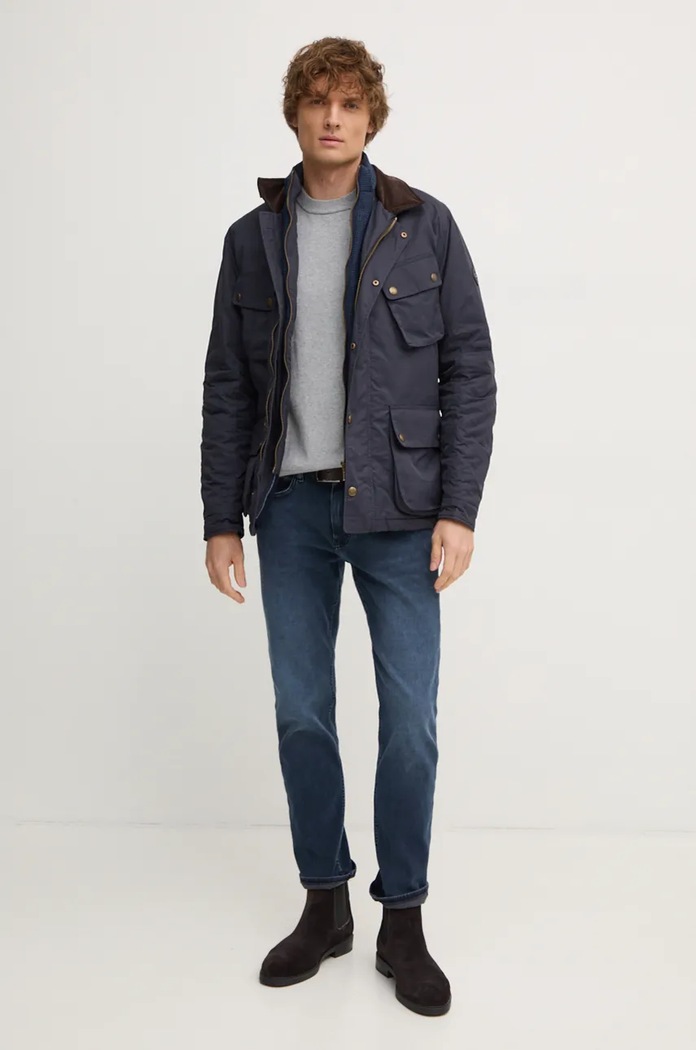 Sveter s prímesou vlny Pepe Jeans NEW ANDRE CREW NECK PM702469 sivá AW24