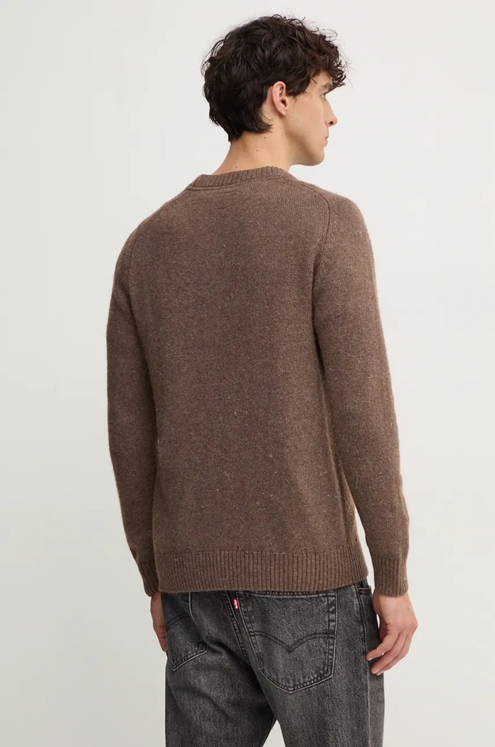 Pepe Jeans Sveter s prímesou vlny Pepe Jeans CRED PM702480 hnedá AW24