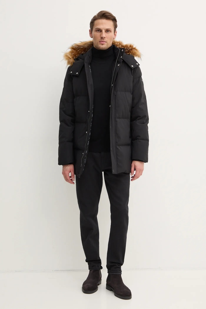 BOSS Orange Sweter z domieszką kaszmiru Akiro_S 50527573 czarny AW25