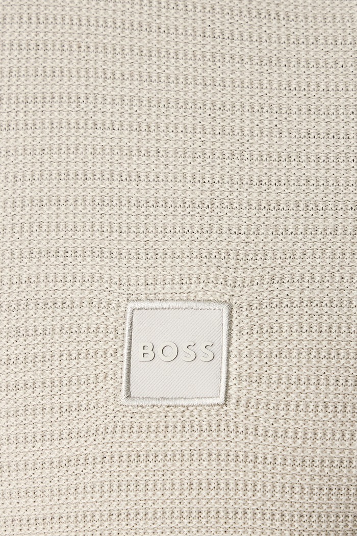 Pulover pentru bărbați cu amestec de cașmir Anion_S BOSS Orange bej 50527584