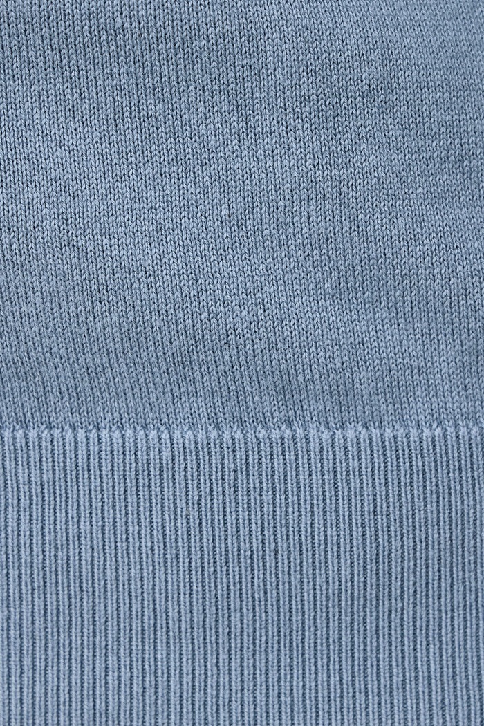 Odzież BOSS Orange Sweter męski z dodatkiem kaszmiru Kanobix_S 50527585 niebieski