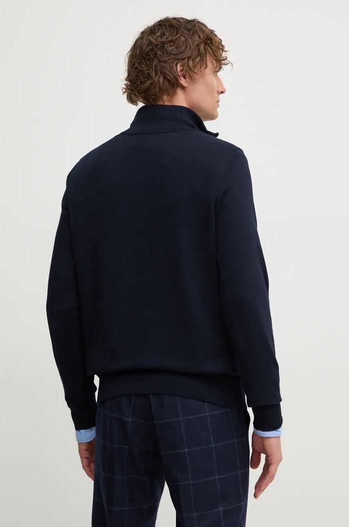 Odzież BOSS Orange sweter z domieszką wełny Kanobix_S 50527585 granatowy