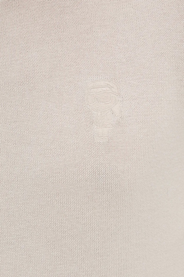 Bavlněný svetr Karl Lagerfeld 544301.655029 béžová