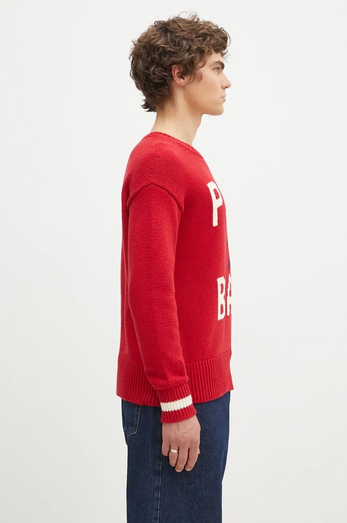 Бавовняний светр Polo Ralph Lauren червоний 710949298