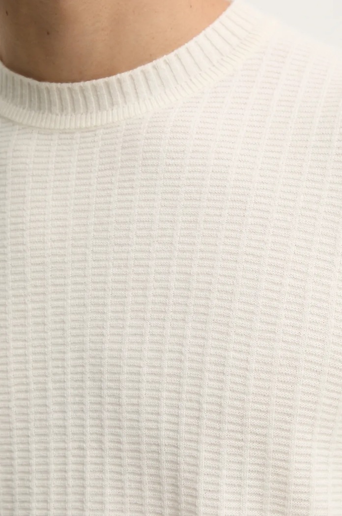 Sisley sweter z domieszką wełny 106WS103Y beżowy