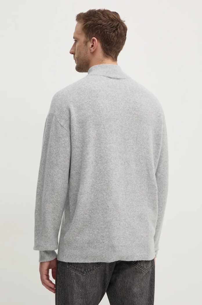 Oblečenie Vlnený sveter Calvin Klein K10K113751 sivá