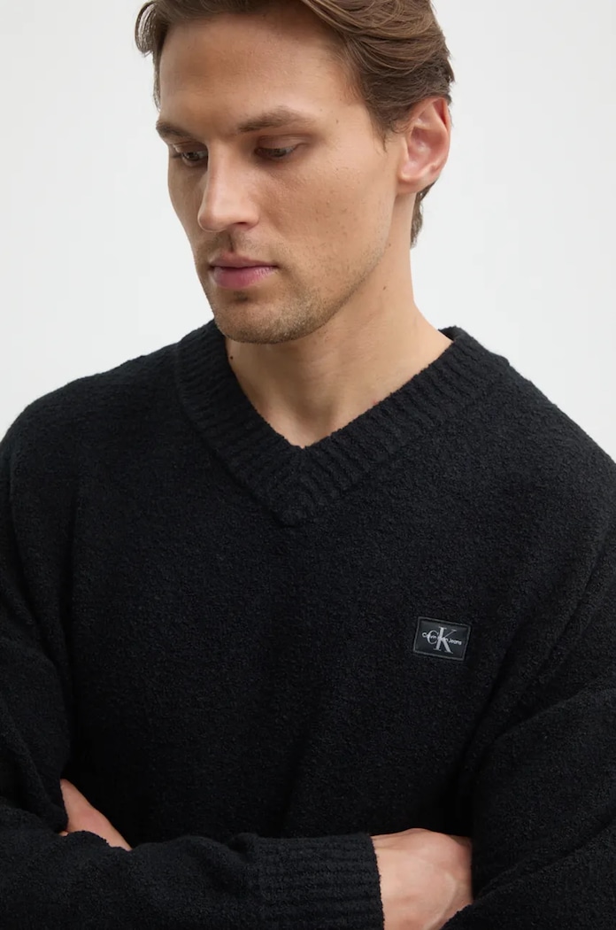Calvin Klein Jeans pulover negru J30J326452