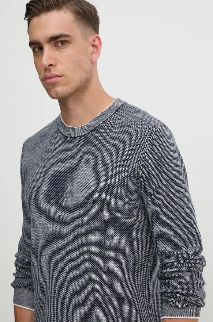 Guess sweter z domieszką wełny EARLE granatowy M4BR04.Z3H82