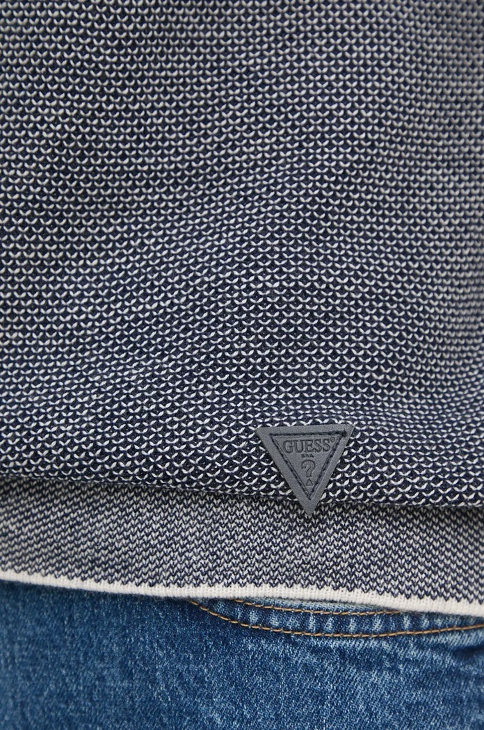 Guess sweter z domieszką wełny EARLE M4BR04.Z3H82 granatowy