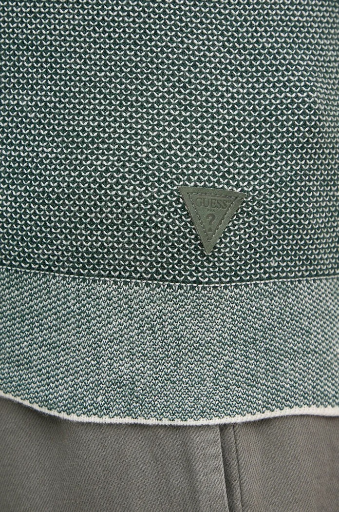 Guess sweter z domieszką wełny EARLE M4BR04.Z3H82 zielony