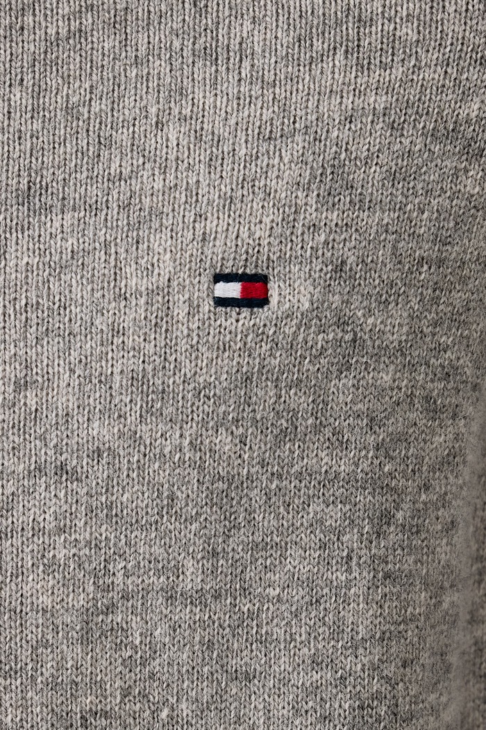 Pulover za muškarce od vune Tommy Hilfiger siva MW0MW36535