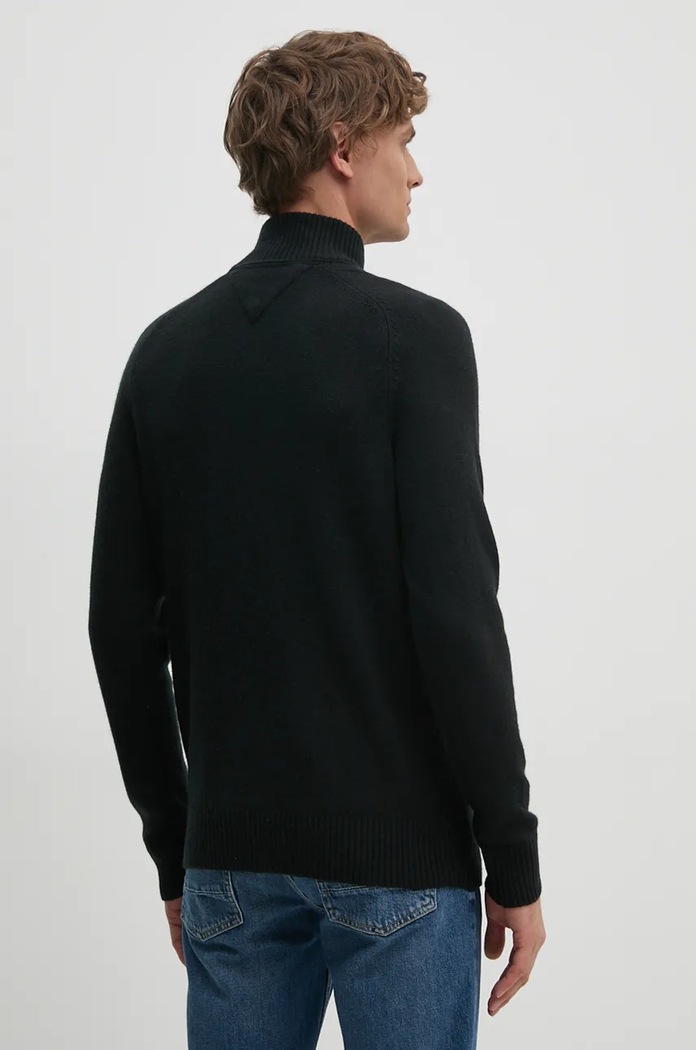 Odzież Tommy Hilfiger Sweter wełniany MW0MW36536 czarny