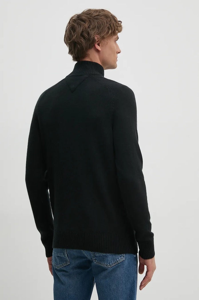 Odzież Tommy Hilfiger Sweter wełniany MW0MW36536 czarny