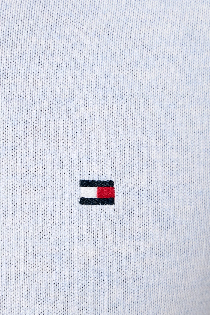 Sweter męski bawełniany Tommy Hilfiger niebieski MW0MW14745