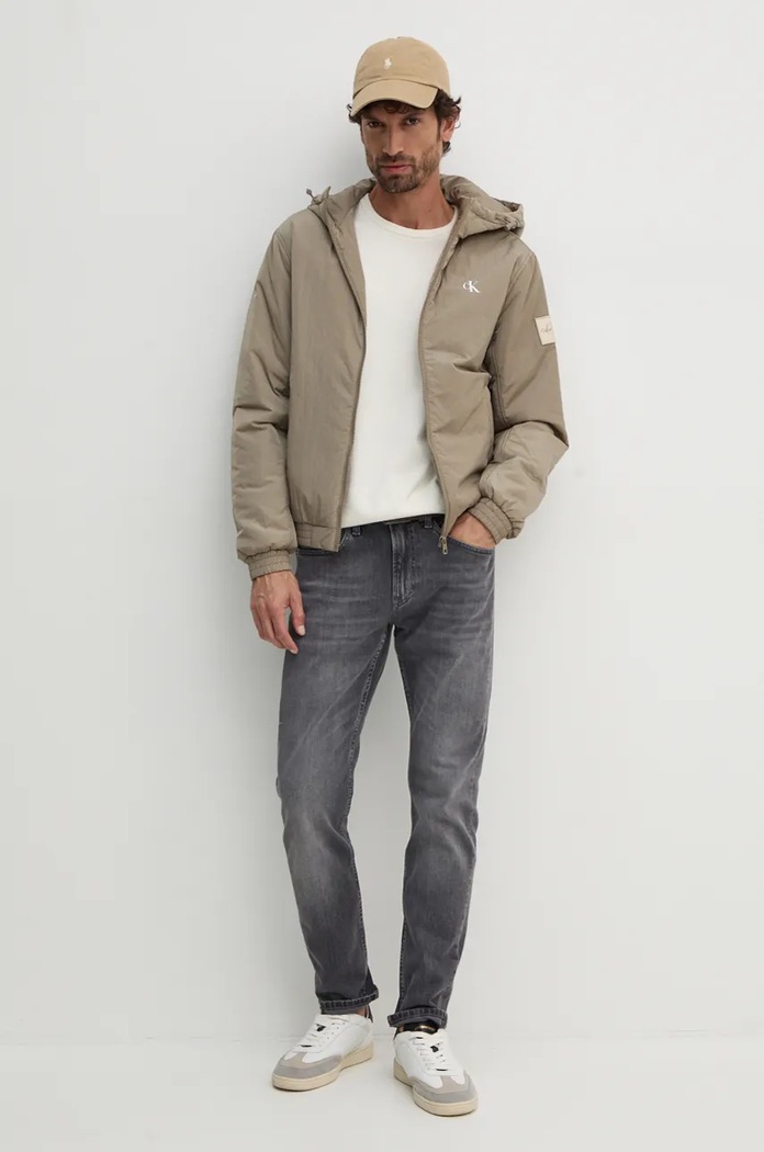 Tommy Hilfiger sweter bawełniany MW0MW14748 beżowy AA00