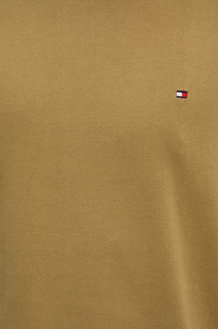Bavlněný svetr Tommy Hilfiger MW0MW14748 béžová