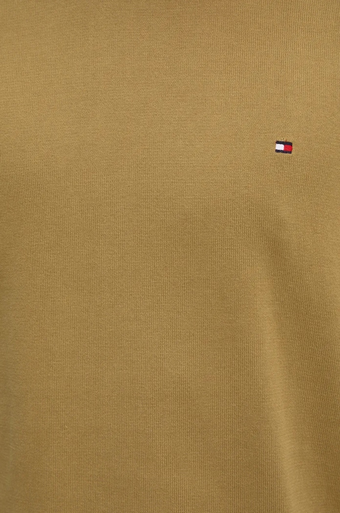 Bavlněný svetr Tommy Hilfiger MW0MW14748 béžová