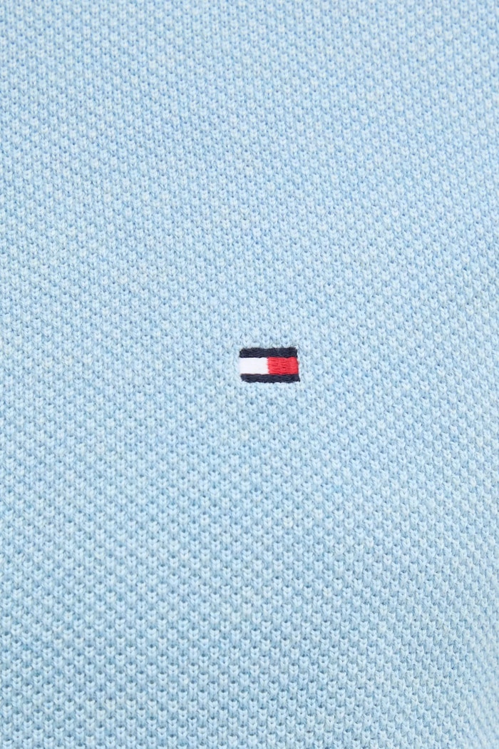 Tommy Hilfiger πουλόβερ ανδρικό βαμβακερό MW0MW36347 μπλε
