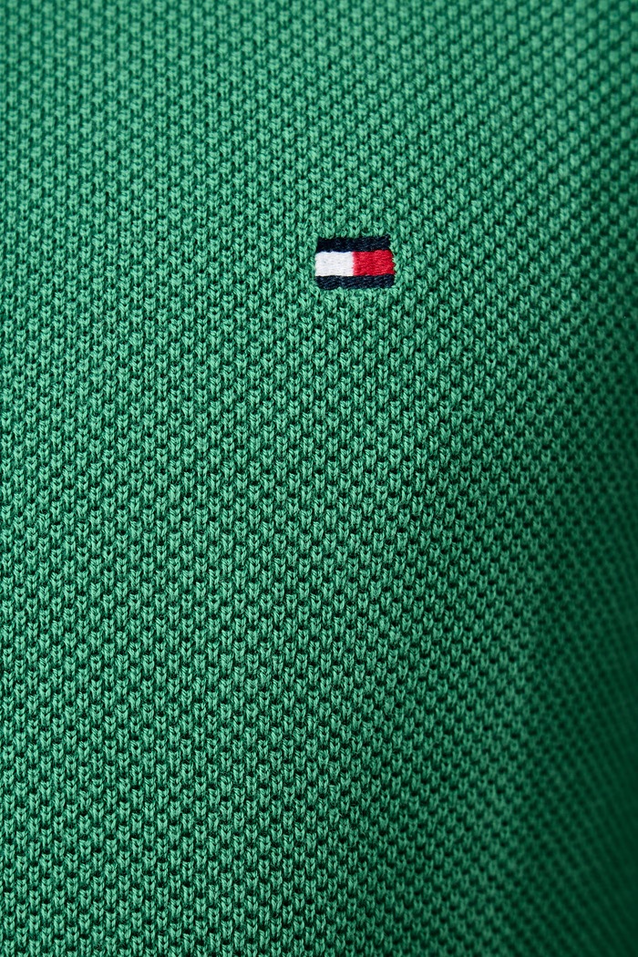 Sweter męski bawełniany Tommy Hilfiger zielony MW0MW36347