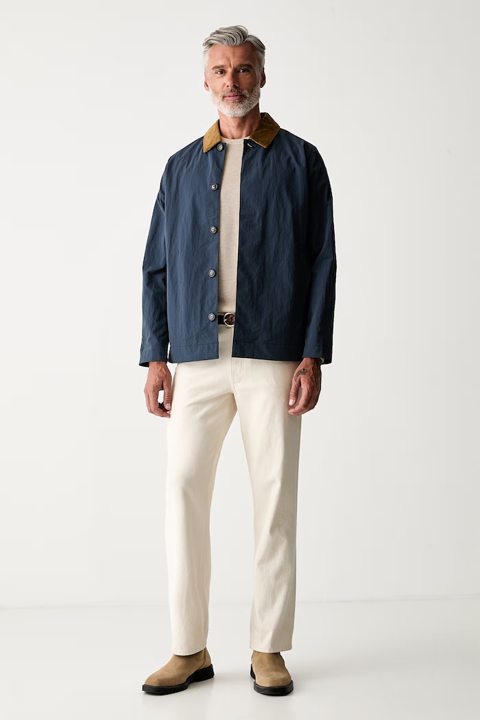 Tommy Hilfiger sweter męski bawełniany MW0MW36347 beżowy SS26