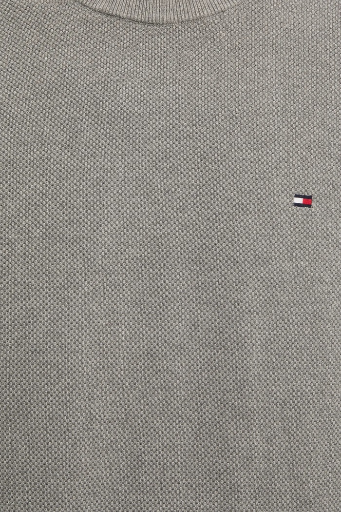 Tommy Hilfiger sveter pánsky bavlnený MW0MW36347 sivá