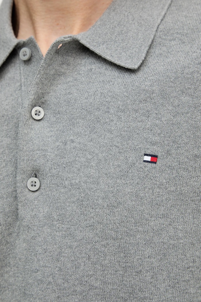 Tommy Hilfiger pulover din amestec de cașmir MW0MW36519 gri