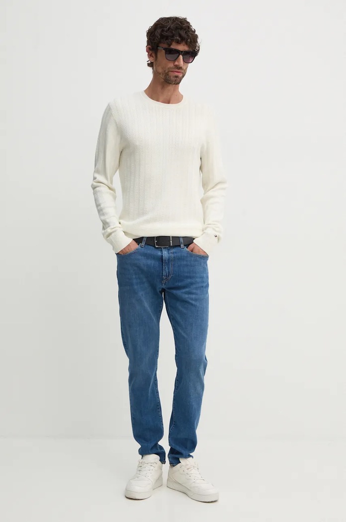 Sveter Tommy Hilfiger MW0MW36720 béžová AW24