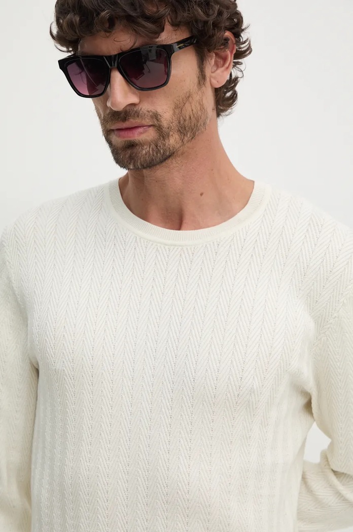 Sveter Tommy Hilfiger béžová MW0MW36720