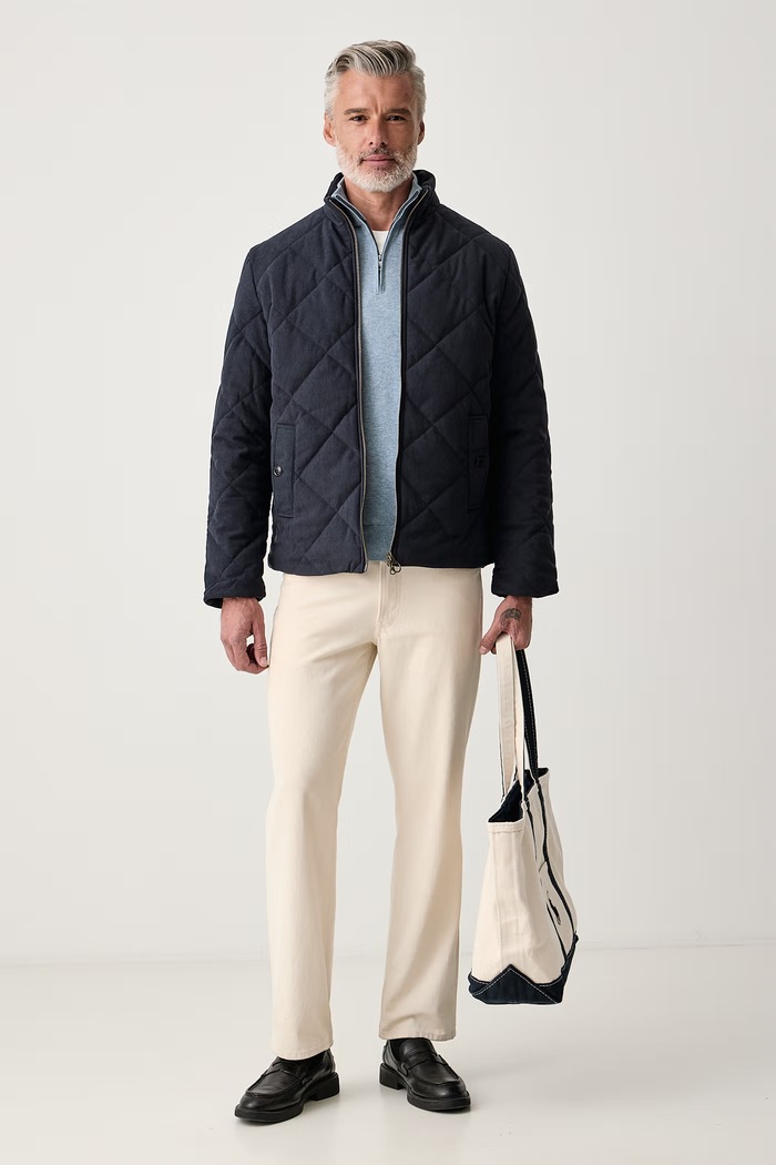 Tommy Hilfiger Sweter męski bawełniany MW0MW37331 niebieski SS26