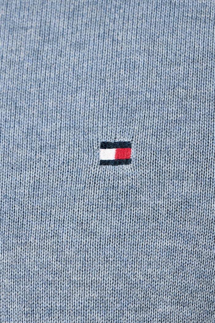 Sweter męski bawełniany Tommy Hilfiger niebieski MW0MW37331