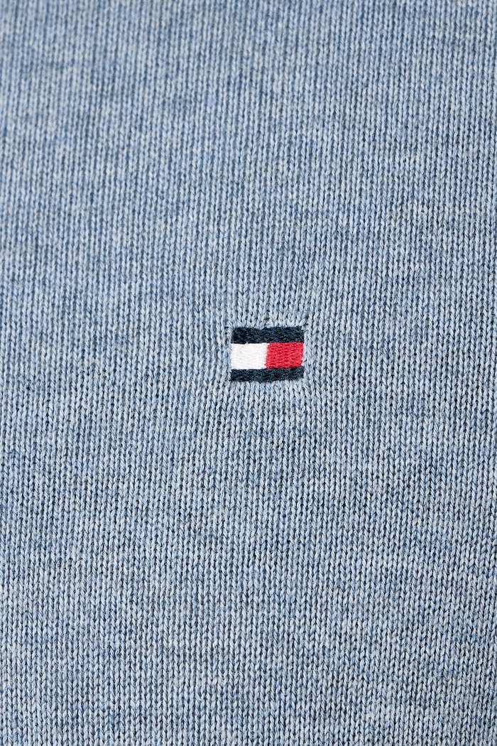 Sweter męski bawełniany Tommy Hilfiger niebieski MW0MW37331